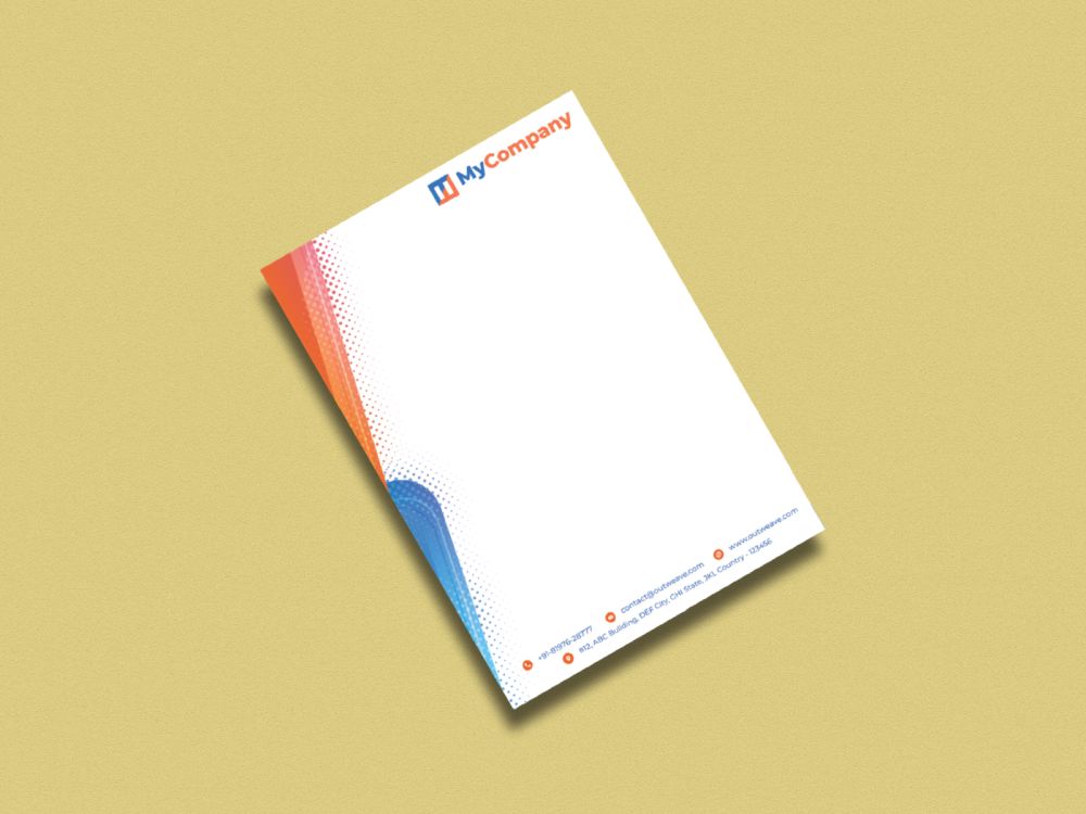 business letterhead printing